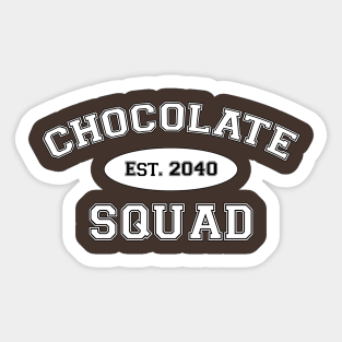 The Romance Bar: Chocolate Squad Sticker